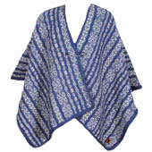 Pachamama Poncho Wraps - 100% wool, handknitted and fairly traded