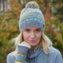 Pachamama Braemar Bobble Beanie together