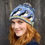 Pachamama Circus of Puffins Bobble Beanie left