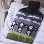 Pachamama Knitwear Dairy Cow Hot Water Bottle in-situ
