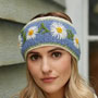 Pachamama Daisy Chain Headband Jacaranda front view