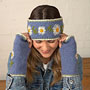 Pachamama Daisy Chain Headband Jacaranda underside