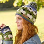 Pachamama Flock of Sheep Bobble Beanie Hat left