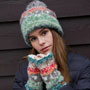 Pachamama Hazy Herdi Bobble Beanie together