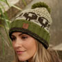 Herdwick Sheep Roll Back Bobble Beanie