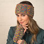 Pachamama Knitwear Kylemore Headband Grey left-side