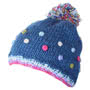 Pachamama Montpellier Bobble Beanie Denim Hat seperate