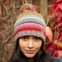 Pachamama Seville Bobble Beanie Hat front