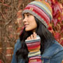 Pachamama Seville Bobble Beanie Hat side