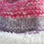 Pachamama Sierra Nevada Bobble Beanie Pink lining