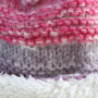 Pachamama Knitwear Sierra Nevada Headband Pink close up