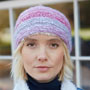 Pachamama Knitwear Sierra Nevada Headband Pink front-view
