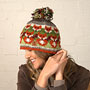 Pachamama Skulk of Foxes Bobble Beanie Hat left