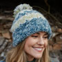 Pachamama Totnes Bobble Beanie Spruce right side