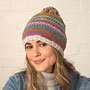 Pachamama Villarica Bobble Beanie Hat front