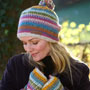 Pachamama Villarica Bobble Beanie Hat side