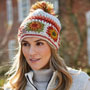 Pachamama Woodstock Oatmeal Bobble Beanie front