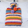 Pachamama Knitwear Yucatan Hot Water Bottle in-situ