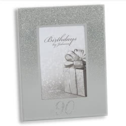 90th Birthday Glitter Photo Frame