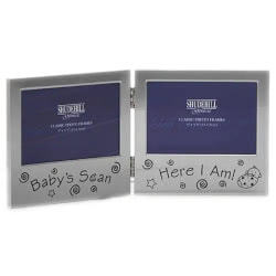 Baby Scan Double Photo Frame