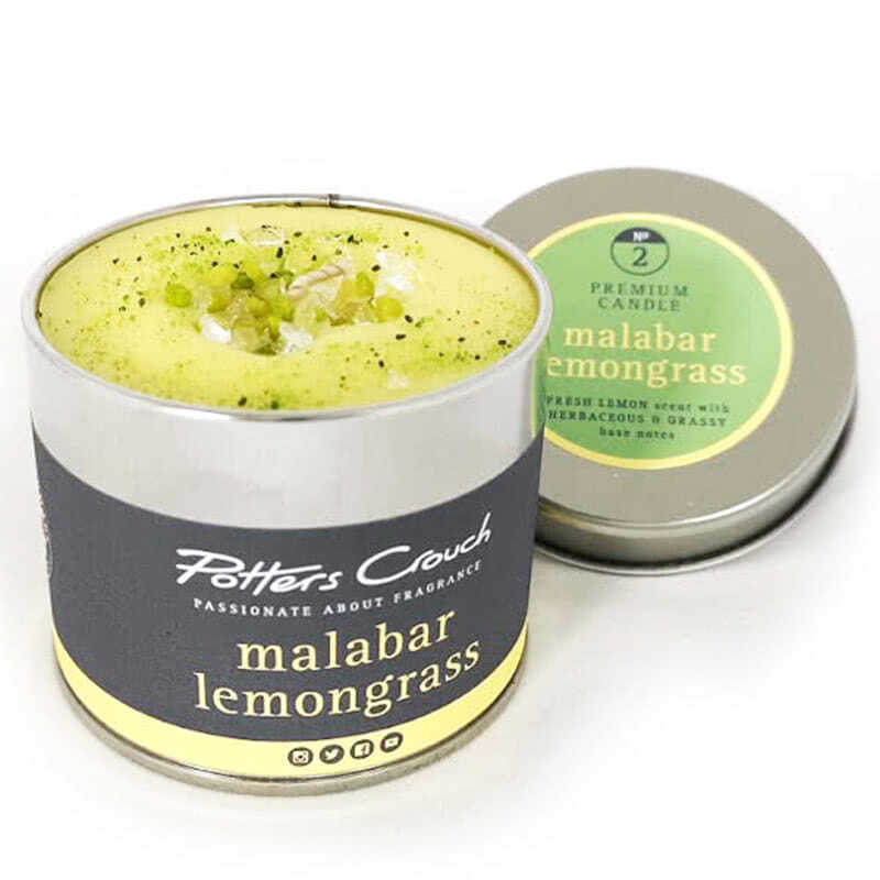 Potters Crouch Malabar Lemongrass Scented Candle