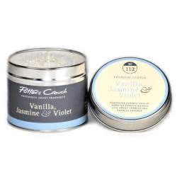 Vanilla, Jasmine & Violet Scented Candle