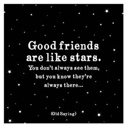 Card - Good Friends Are Like Stars