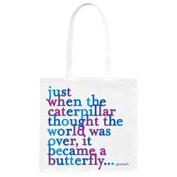 Tote Bag Caterpillar Butterfly