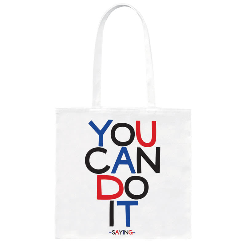QuotableTote Bag You Can Do It