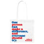 Tote Bag One Person Can Small Image