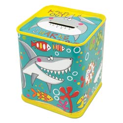 Sharks Money Box Tin