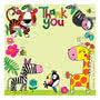 Jungle Thank You Cards Small Image
