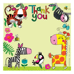 Jungle Thank You Cards