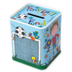 Football Money Box Tin