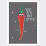 You are Hot Stuff Valentines Card Small Image