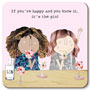 Happy Gin Coaster
