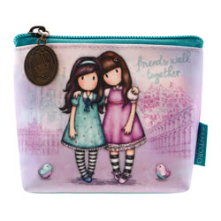 Friends Walk Together Coin Purse