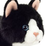 Teddy Hermann Black and White Cat Standing 20cm face