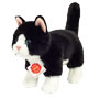 Teddy Hermann Black and White Cat Standing 20cm left side