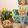 Teddy Hermann Bunny Anny 23cm Soft Toy insitu