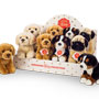 Assorted Sitting Dogs 15cm Soft Toys