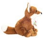 Teddy Hermann Fox Sitting 20cm Soft Toy side view