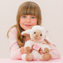 Teddy Hermann Frido Lamb Soft Toy 32 cm holding