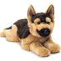 German Shepherd Lying 60cm Soft Toy Small Image