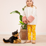 Teddy Hermann German Shepherd Puppy Sitting 30cm Plush Toy holding