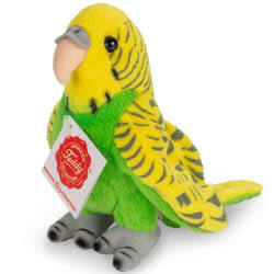 Green Budgie Soft Toy 13cm