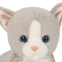 Teddy Hermann Grey Baby Cat 24cm Plush Toy head