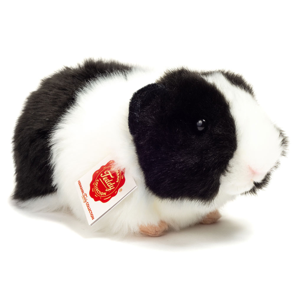 Teddy Hermann Guinea Pig Black and White 20cm Plush