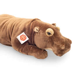 Hippo Lying 45cm Soft Toy