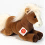 Horse Lying Light Brown 30cm Soft Toy Small Image